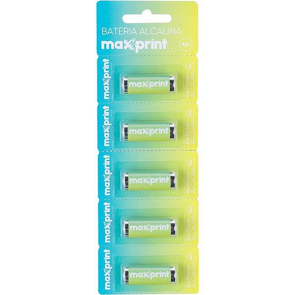 Pilha bateria alcalina 12v a23 max - maxprint (bl.c/05)