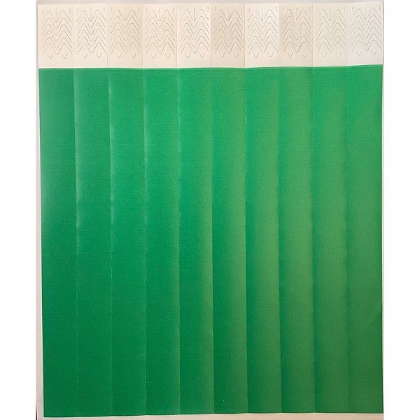 Pulseira identificacao laser pro verde bandeira - tecnomidia (pct.c/50)