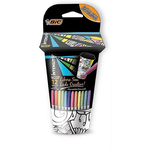 Kit escolar kit do meu jeito copo+12 itens - bic (kit)