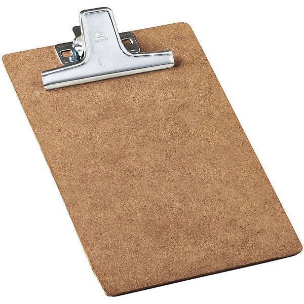 Prancheta duratex a5 mdf c/prendedor metal - acrimet (cx.c/06)