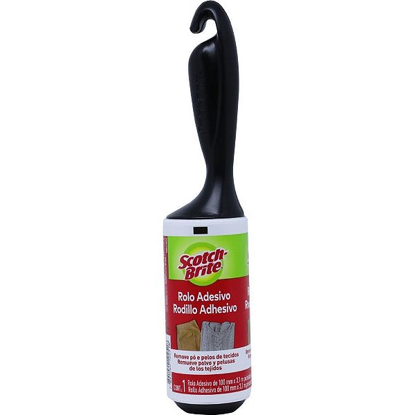 Produto para roupa rolo adesivo scotch brite - 3m (unidade)