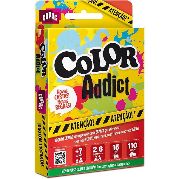 Jogo de cartas color addict cartucho - copag (unidade)