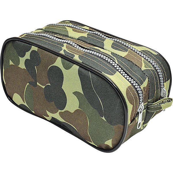 Estojo duplo nylon retangular camuflado - reflex (pct.c/02)