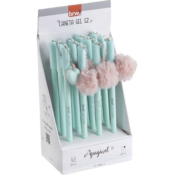 Caneta gel divert gel - s2 apag. 0.7mm (s - brw (dp.c/12)