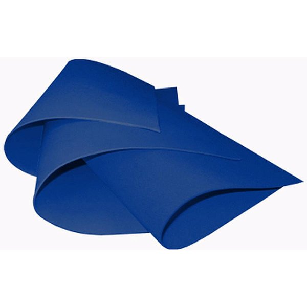 Placa em eva 48x40cm azul - v.m.p. (pct.c/10)