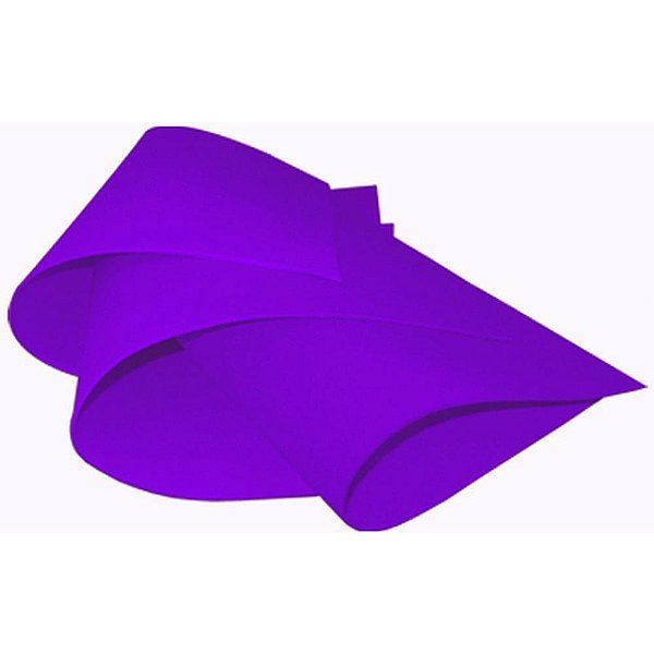 Placa em eva 48x40cm roxo - v.m.p. (pct.c/10)