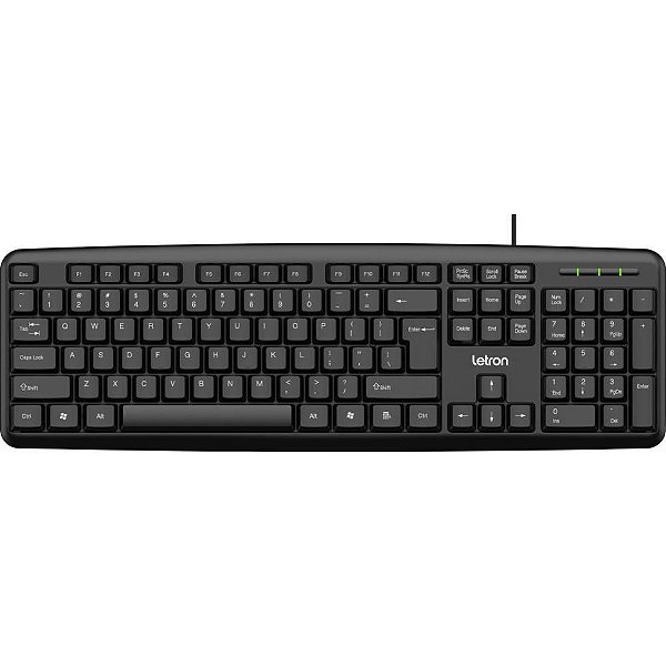Teclado usb basico day by day preto - leonora (unidade)