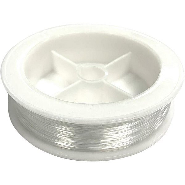 Fio de nylon 0,25mm c/100m. - kit (rolo)