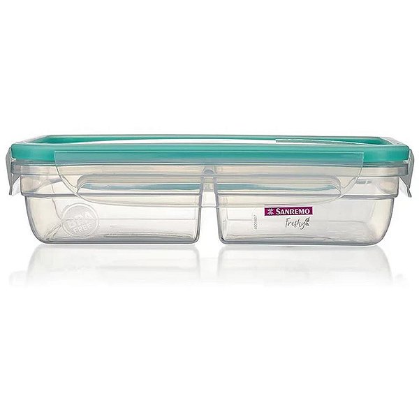 Pote plastico com travas freshy 730ml. vd - sanremo (unidade)