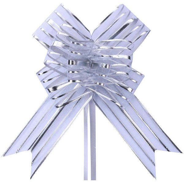 Laco pronto liso 32mmx47cm organza prata - make+ (pct.c/100)