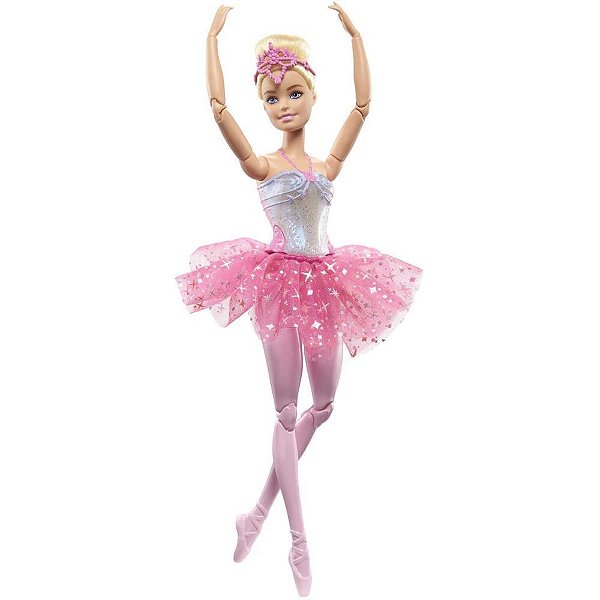 Barbie fantasy bailarina luzes brilhantes rs - mattel (unidade)