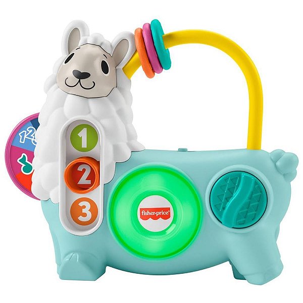 Fisher-price infant linkimals lhama ativ divertida - mattel (unidade)