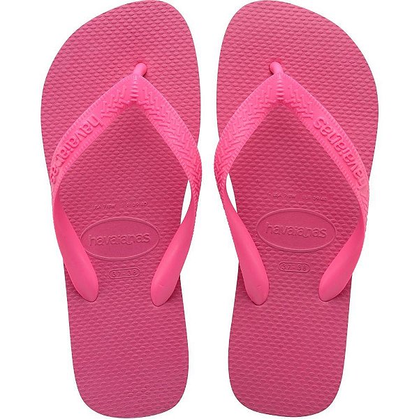 Chinelo havaianas top 29/0 rosa flux - havaianas (par)