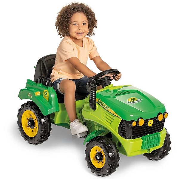 Veiculo para bebe tracamp verde c/som 30kg 2em1 - calesita (unidade)