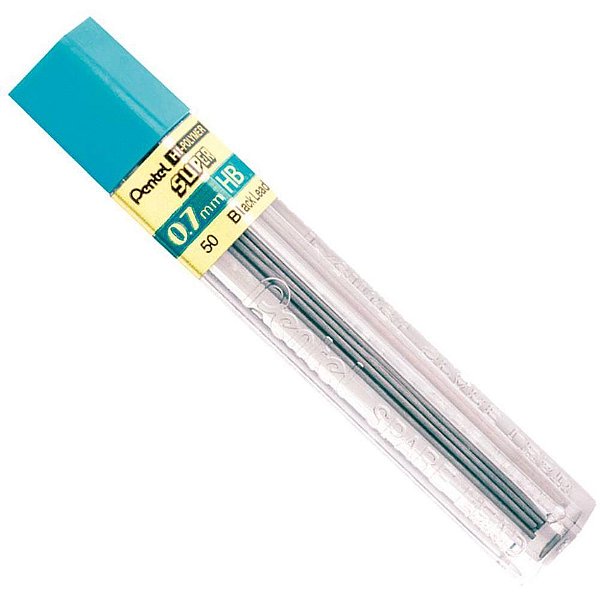 Grafite 0.7mm hb hi polymer super 12tbx12min - pentel (cx.c/12)