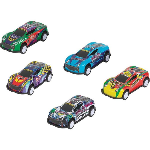 Carrinho a friccao mini velozes racing (s) - braskit (bl.c/05)