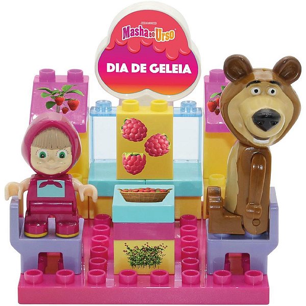 Brinquedo para montar masha e o urso dia da geleia - monte libano (unidade)