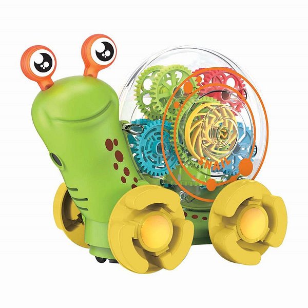 Brinquedo educativo caracol bebe music. c/projetor - braskit (unidade)