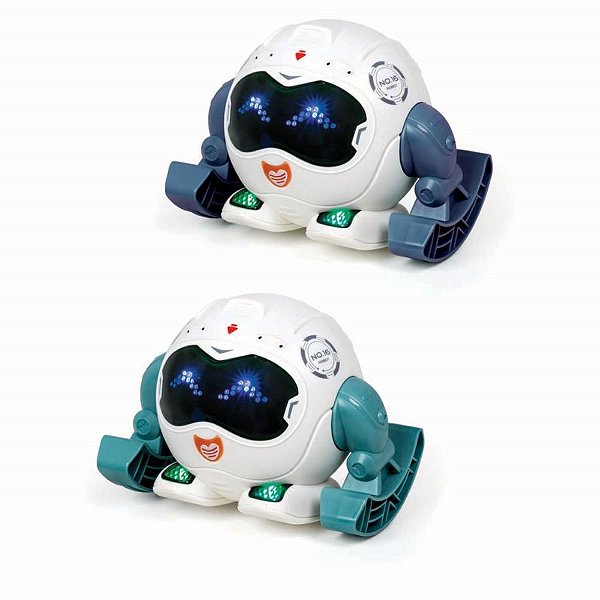 Robo cambalhota interativo (s) - braskit (unidade)