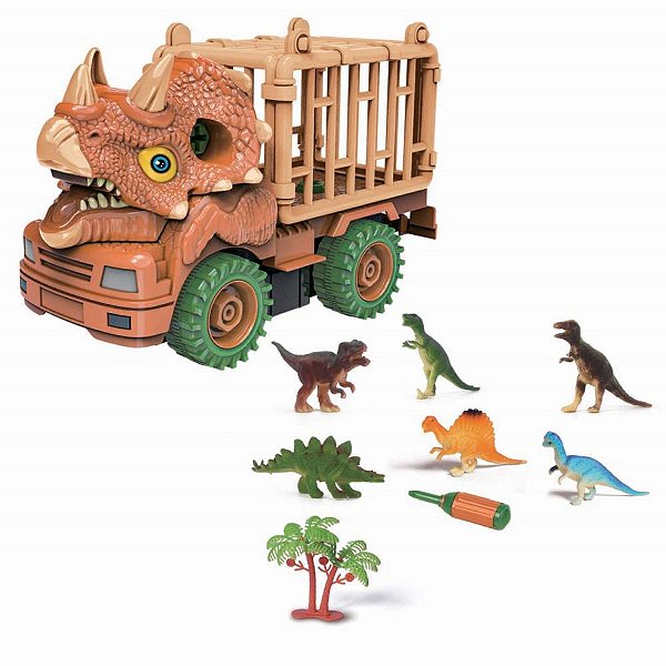 Dinossauro truck caminhao desmontavel (s) - braskit (unidade)
