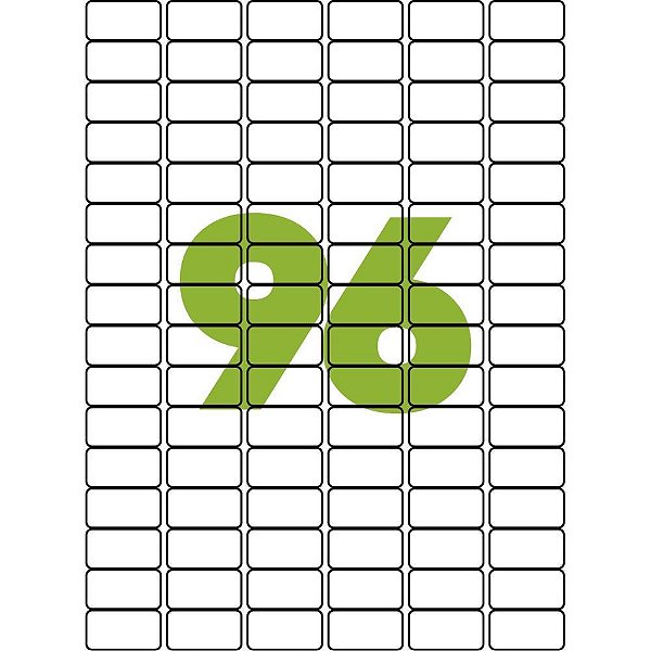 Etiqueta a4 a4348 100fls 31,0x17,0mm - maxprint (cx.c/9600)