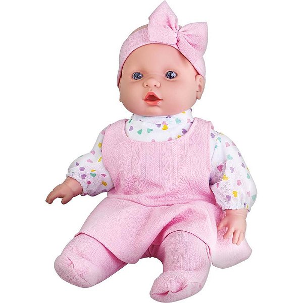 Boneca com mecanismo judy minha 1° oracao 45cm - milk (unidade)