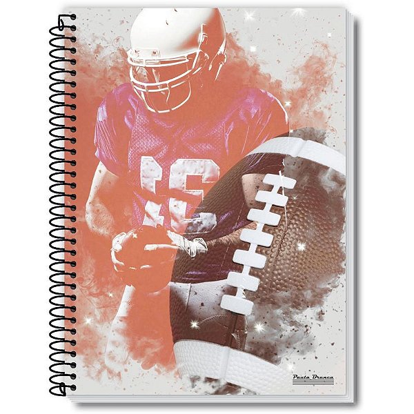 Caderno 20x1 capa dura rox 400fls. - pauta branca (pct.c/02)