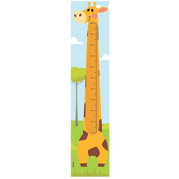 Brinquedo para bebe regua adesiva girafa 38cmx1,60 - contact (unidade)
