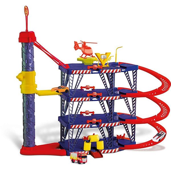 Pista posto de gasolina 4 estacoes - samba toys (unidade)