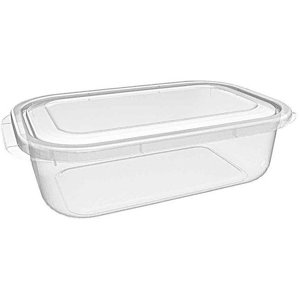 Pote plastico retangular alto medio 2,9l. - nitron (unidade)