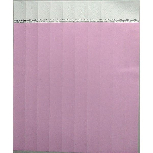 Pulseira identificacao med rosa - tecnomidia (pct.c/100)