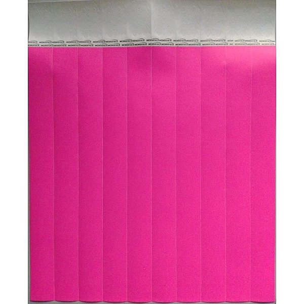 Pulseira identificacao med pink - tecnomidia (pct.c/50)