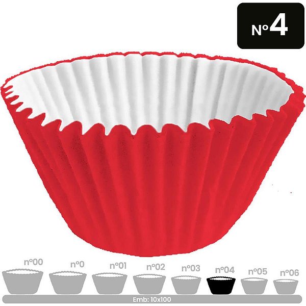 Embalagem para doces n.04 forminha vm. 10pctx100un - festcolor (pct.c/10)