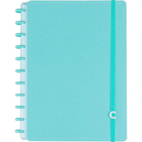 Caderno inteligente grande all aquamarine 80fls 215x280mm - caderno inteligente (unidade)