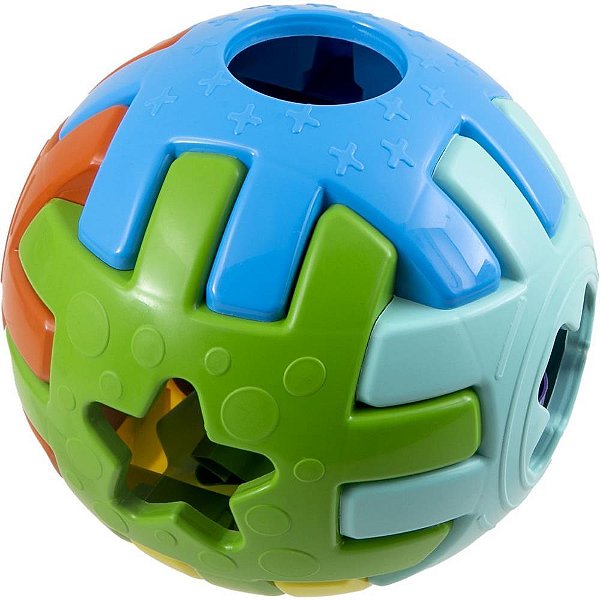 Brinquedo educativo bola big c/blocos (s) - kendy brinquedos (unidade)