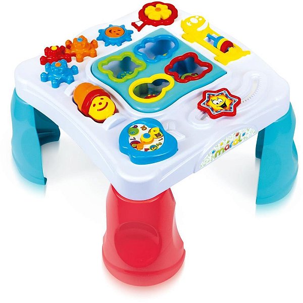 Brinquedo educativo mesa criativa c/som branca - maral (unidade)
