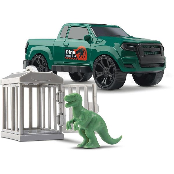 Carrinho pick up dino capture cars - orange toys (unidade)