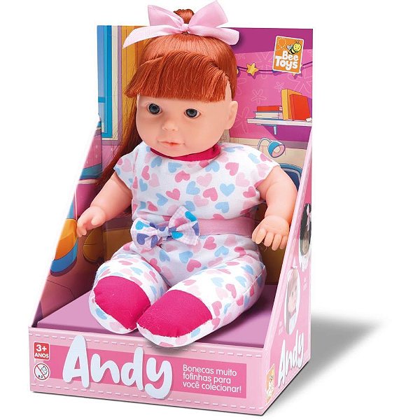 Boneca andy fofinhas 32cm (sortido) - bee toys (unidade)
