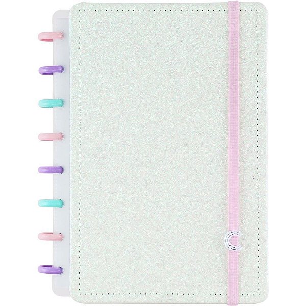 Caderno inteligente a5 lets glitter colorful 80fls - caderno inteligente (unidade)