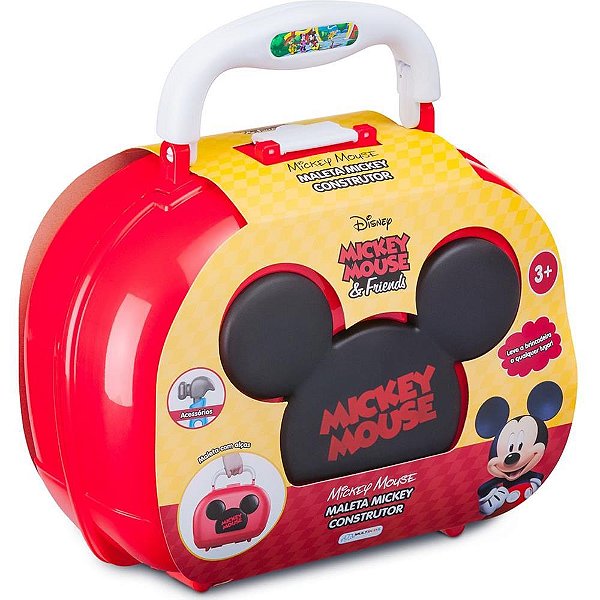 Brincando de profissoes mickey maleta construtor 11pcs - multikids (unidade)