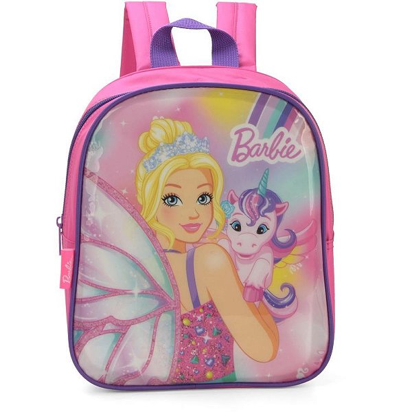 Mochila infantil barbie petit p roxo - luxcel (unidade)