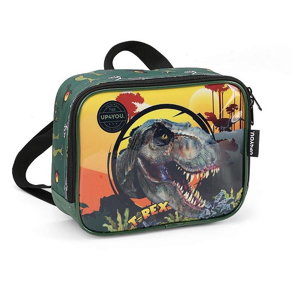 Lancheira termica up4you dinossauro mao/costa vd - luxcel (unidade)