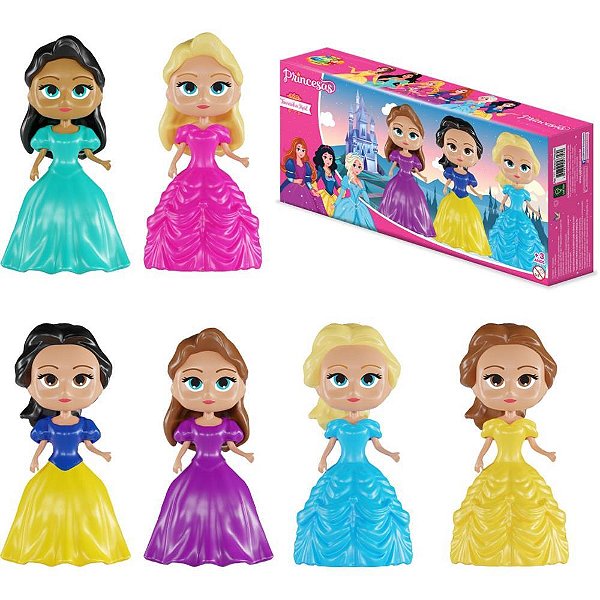 Brinquedo para montar princesas c/03 unidades (sortido) - ggb plast (unidade)