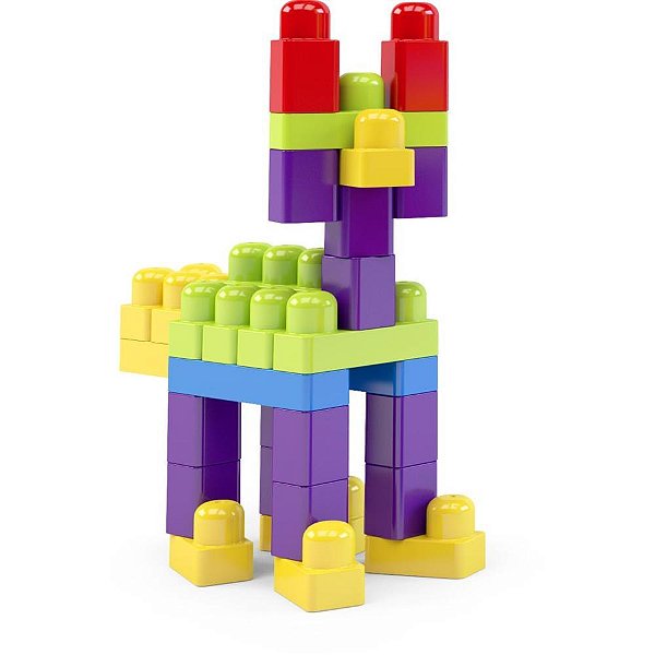 Brinquedo para montar mais blocos iv 100pcs - dismat (unidade)