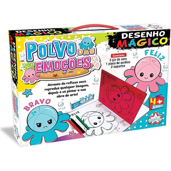 Brinquedo educativo desenho magico polvo emocoes - big star (unidade)