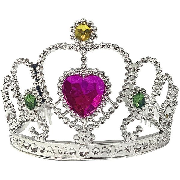 Fantasia acessorio coroa princesa 11x9cm - make+ (pct.c/06)