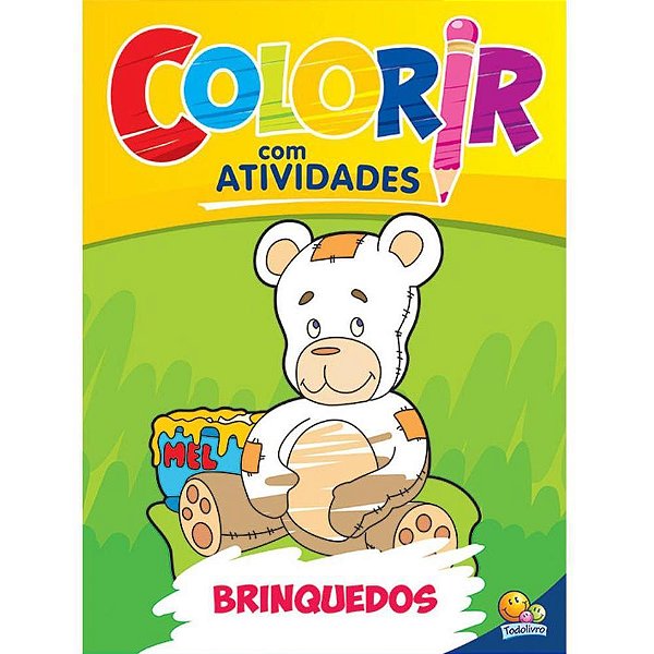 Livro infantil colorir amiguinhos para colorir 10p(s) - todolivro (pct.c/05)