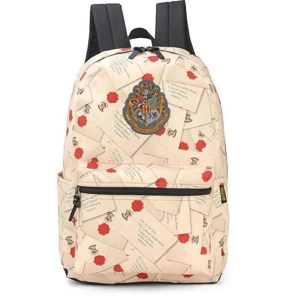 Mochila harry potter g bege - luxcel (unidade)