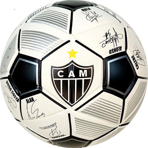Bola de futebol atletico mineiro assinat. n.5 - futebol e magia (unidade)