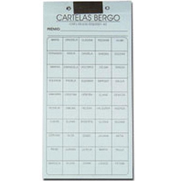 Cartela de rifa c/50 nomes pct.c/50 cartelas - grafica guerra (pacote)